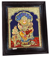 18 x14 Lakshmi Narasimhar Tanjore Painting. For Spiritual Happiness & Wipes Out All The Sorrows In Life. Ready Stock, Immediate Dispatch