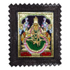 13"x11" Gold Foil Tanjore Painting Gajalakshmi  Teakwood Frame New Home Room Wall Decors