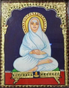 12 X 10 Gold Tanjore Painting of vallalar, Gift For Your Friends & Family