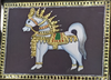 10 X 8 Gold Tanjore Painting of Horse white, Gift For Your Friends & Family