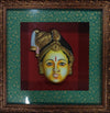 3D Andal Face Tanjore Painting Andal wood Frame New Home Room Wall Decors