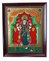 Goddess Grihalakshmi Glass Painting