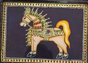 horse tanjore art