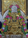 Manakula Vinayagar Thanjavur Oviyam 18*15  Size  South Indian Religious Wall Decor Tanjore Painting