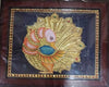 peacock tanjore art