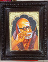 12x10 Kanchi Maha Periyava Tanjore Painting Now available in Mokksha tanjore art gallery made of gold foils and imported gems