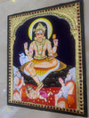 18x15 Lord Shivan Tanjore Painting Teak wood Frame Home Room Wall Decors