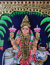 13" GrihaLakshmi Tanjore Painting. Helps Removes All The Vastu Doshas