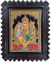 13"x11" Lakshmi Narasimhar Tanjore Painting. For Spiritual Happiness & Wipes Out All The Sorrows In Life. Ready Stock, Immediate Dispatch