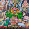 13" Satyanarayana Swamy Tanjore Painting. Bestows Good Health, Prosperity, Success & Happiness