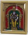 Murugan Glass Painting With Synthetic Frame