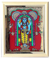 Guruvayur Glass Painting With Gift Wrap - 6 inch x 5 inch