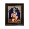 Gold Tanjore Painting of Pawanputra Hanuman, Symbol of Strength To Overcome Weakness