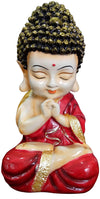 Baby Buddha In Red For Gifting Fibre Material
