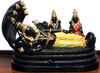18" Govindaraj Perumal With 2 Wives Idol, Paper Mache, With Gift Wrap
